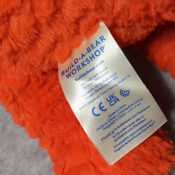 BUILD-A-BEAR MagiQuest Orange 16" Plush Charlock DRAGON Great Wolf Lodge Glows - Picture 4 of 7